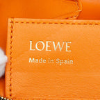 Loewe Coin Purse Black Orange Leather — view 8