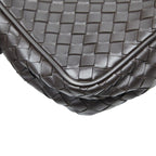 Bottega Veneta Intrecciato Crossbody Shoulder Bag Brown Leather — view 6