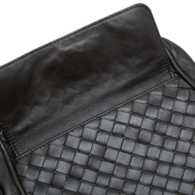 Bottega Veneta Intrecciato Crossbody Shoulder Bag Brown Leather — view 8