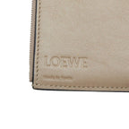 Loewe Anagram Trifold Wallet Beige Leather — view 8