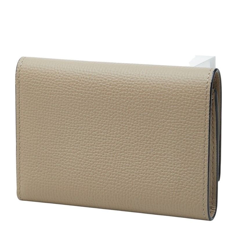 Loewe Anagram Trifold Wallet Beige Leather — view 2