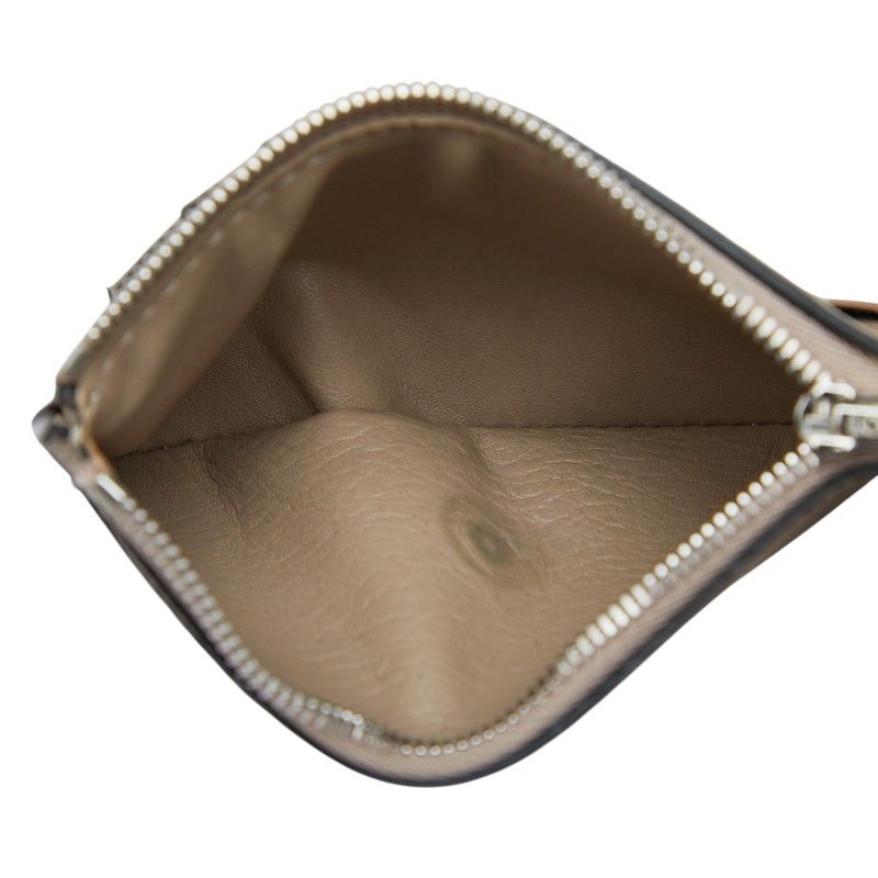 Loewe Anagram Trifold Wallet Beige Leather — view 7