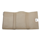 Loewe Anagram Trifold Wallet Beige Leather — view 6