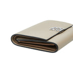 Loewe Anagram Trifold Wallet Beige Leather — view 5