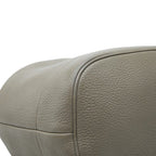 Prada Logo 2-Way Shoulder Bag Gray Leather — view 5
