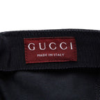 Gucci Logo Baseball Cap M Black Cotton Rayon — view 9