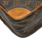 Louis Vuitton Monogram Amazon Crossbody Shoulder Bag Brown Leather — view 7
