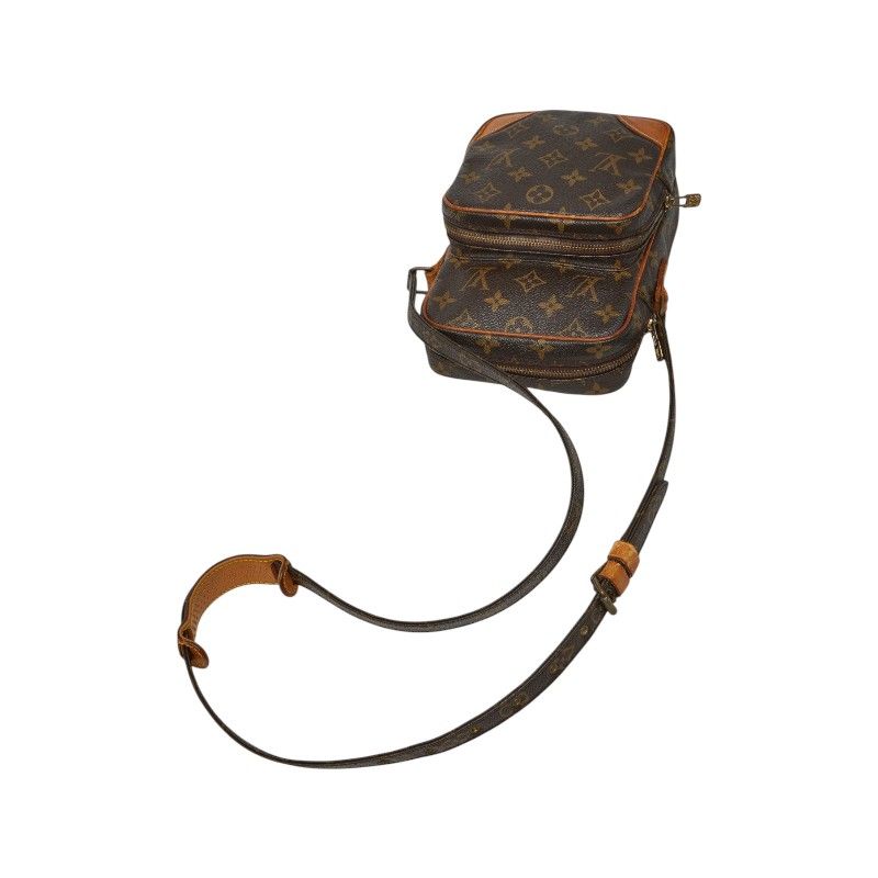 Louis Vuitton Monogram Amazon Crossbody Shoulder Bag Brown Leather — view 9