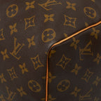 Louis Vuitton Monogram Keepall 50 Boston Bag Brown Leather — view 4