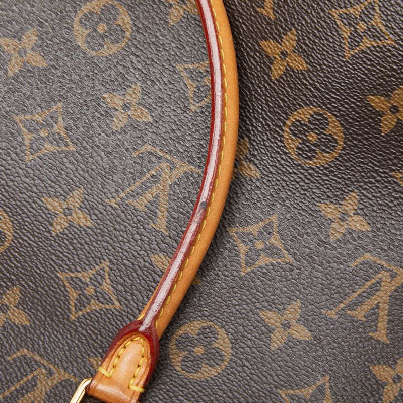 Louis Vuitton Monogram Pallas 2-Way Shoulder Bag Cerise Red Brown Leather — view 9