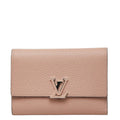 Louis Vuitton Portefeuille Capucines Compact Trifold Wallet Magnolia Pink