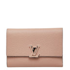 Louis Vuitton Portefeuille Capucines Compact Trifold Wallet Magnolia Pink