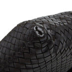 Bottega Veneta Intrecciato Crossbody Shoulder Bag Dark Brown Leather — view 4