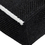 Loewe Font Tote Large Shoulder Bag Black Raffia Calf — view 7