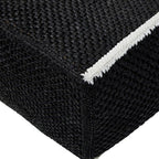 Loewe Font Tote Large Shoulder Bag Black Raffia Calf — view 6