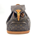 Louis Vuitton Minimontsouris Monogram Leather Brown Backpack Gold