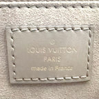 Louis Vuitton On The Go MM 2-Way Gray Leather Beige Tote Gold — view 4