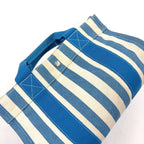 Hermes Cannes PM Canvas Blue White Handbag Silver — view 8