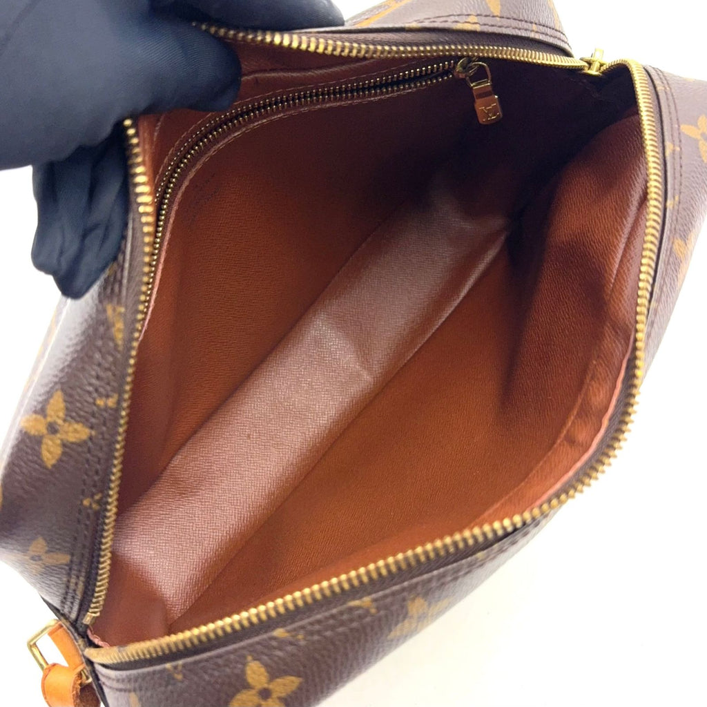 Louis Vuitton Trocadero 27 Monogram Leather Brown Shoulder Bag Gold — view 3