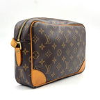 Louis Vuitton Trocadero 27 Monogram Leather Brown Shoulder Bag Gold — view 2