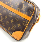 Louis Vuitton Trocadero 27 Monogram Leather Brown Shoulder Bag Gold — view 8