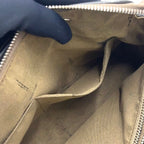 Fendi by the Way 2-Way Shoulder Calf Beige Handbag Silver — view 8