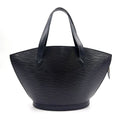 Louis Vuitton Saint Jacques Epi Noir Leather Black Handbag Gold
