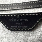 Louis Vuitton Saint Jacques Epi Noir Leather Black Handbag Gold — view 4