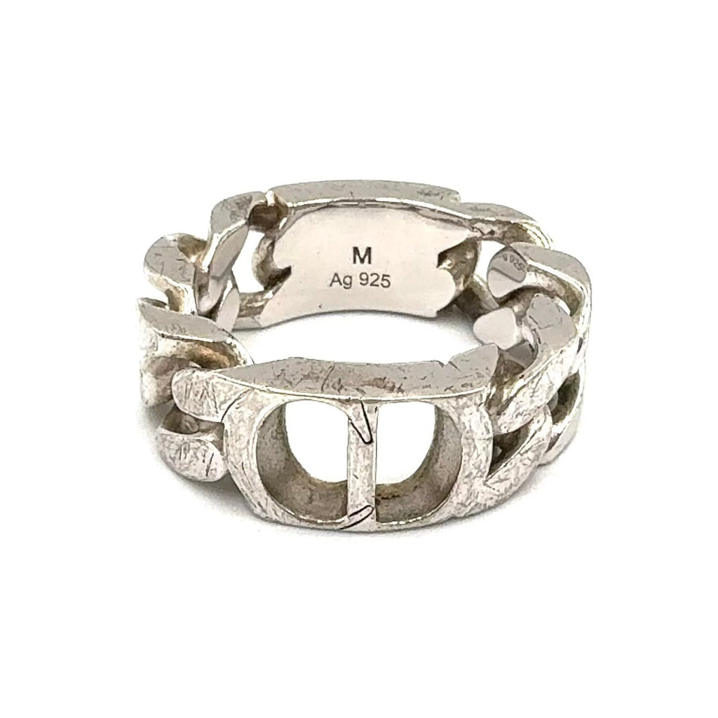 Dior CD Icon Chain Link Silver Ring