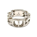 Dior CD Icon Chain Link Silver Ring