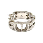 Dior CD Icon Chain Link Silver Ring
