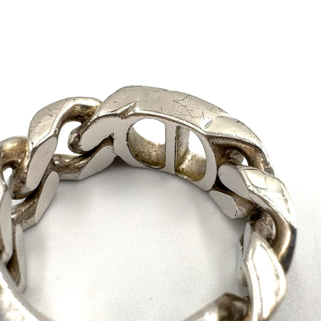 Dior CD Icon Chain Link Silver Ring — view 8