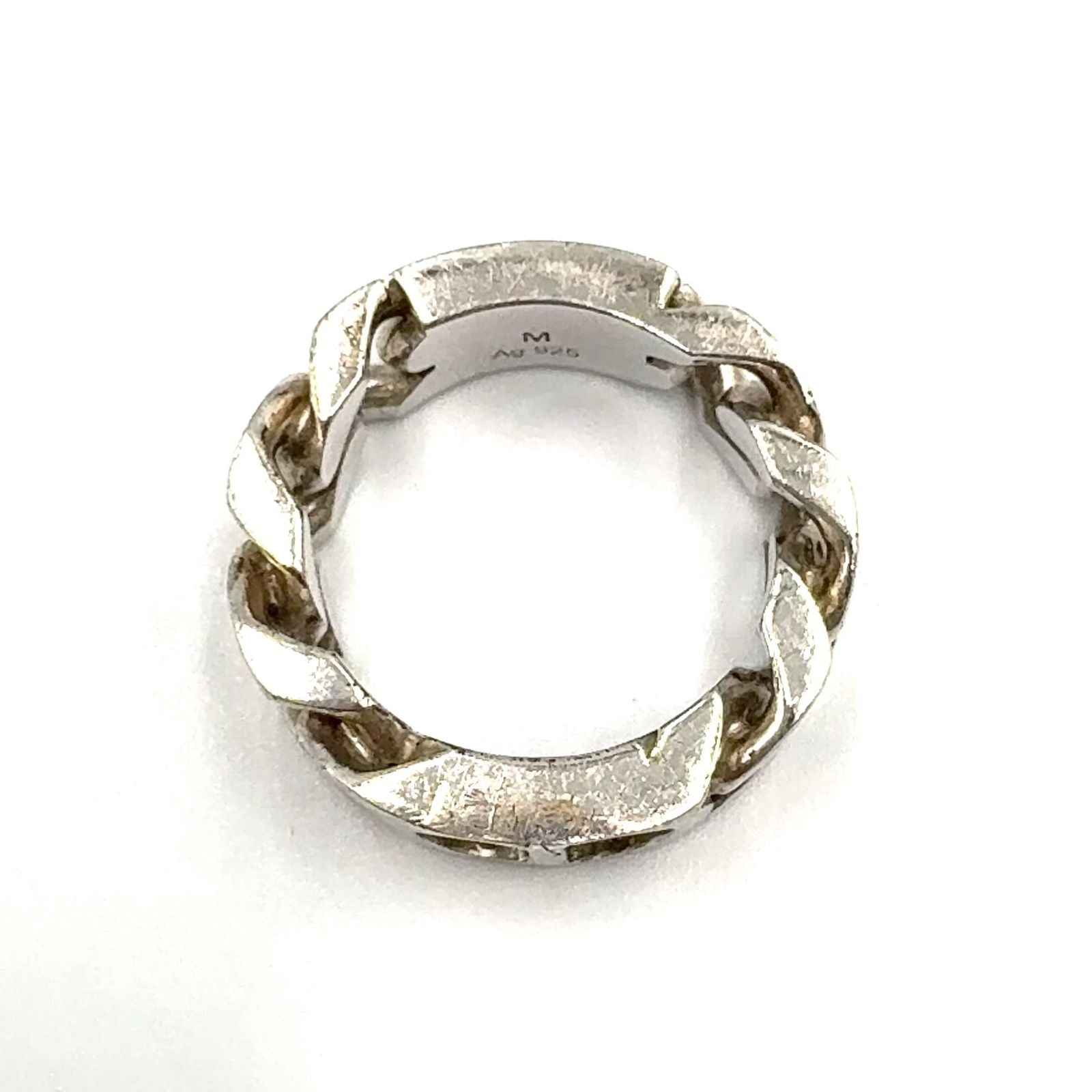 Dior CD Icon Chain Link Silver Ring — view 3