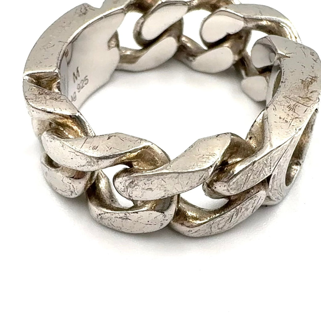 Dior CD Icon Chain Link Silver Ring — view 9