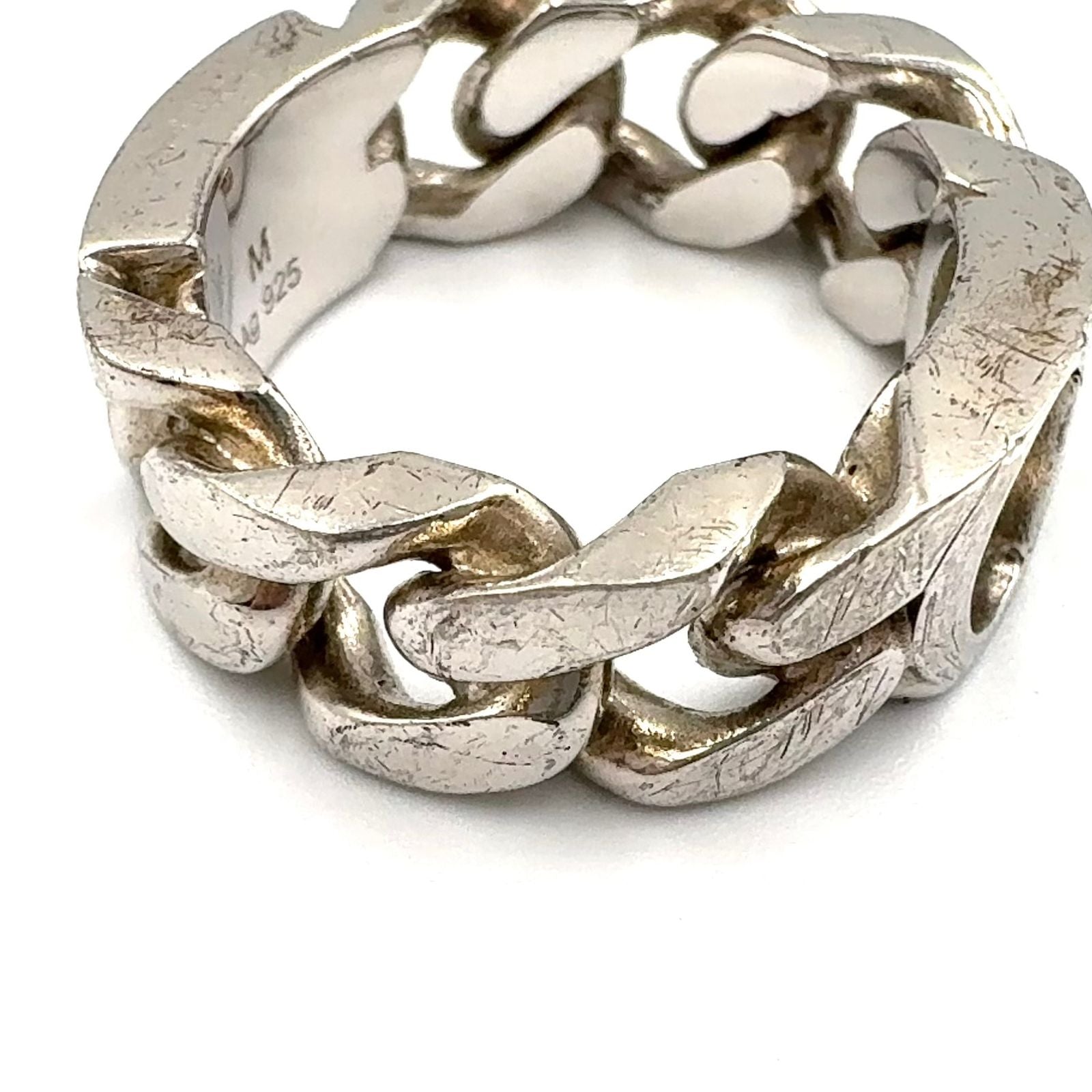 Dior CD Icon Chain Link Silver Ring — view 9
