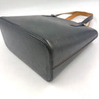 Louis Vuitton Monogram Mat Noir Leather Calf Black Lightbrown Handbag Silver — view 9