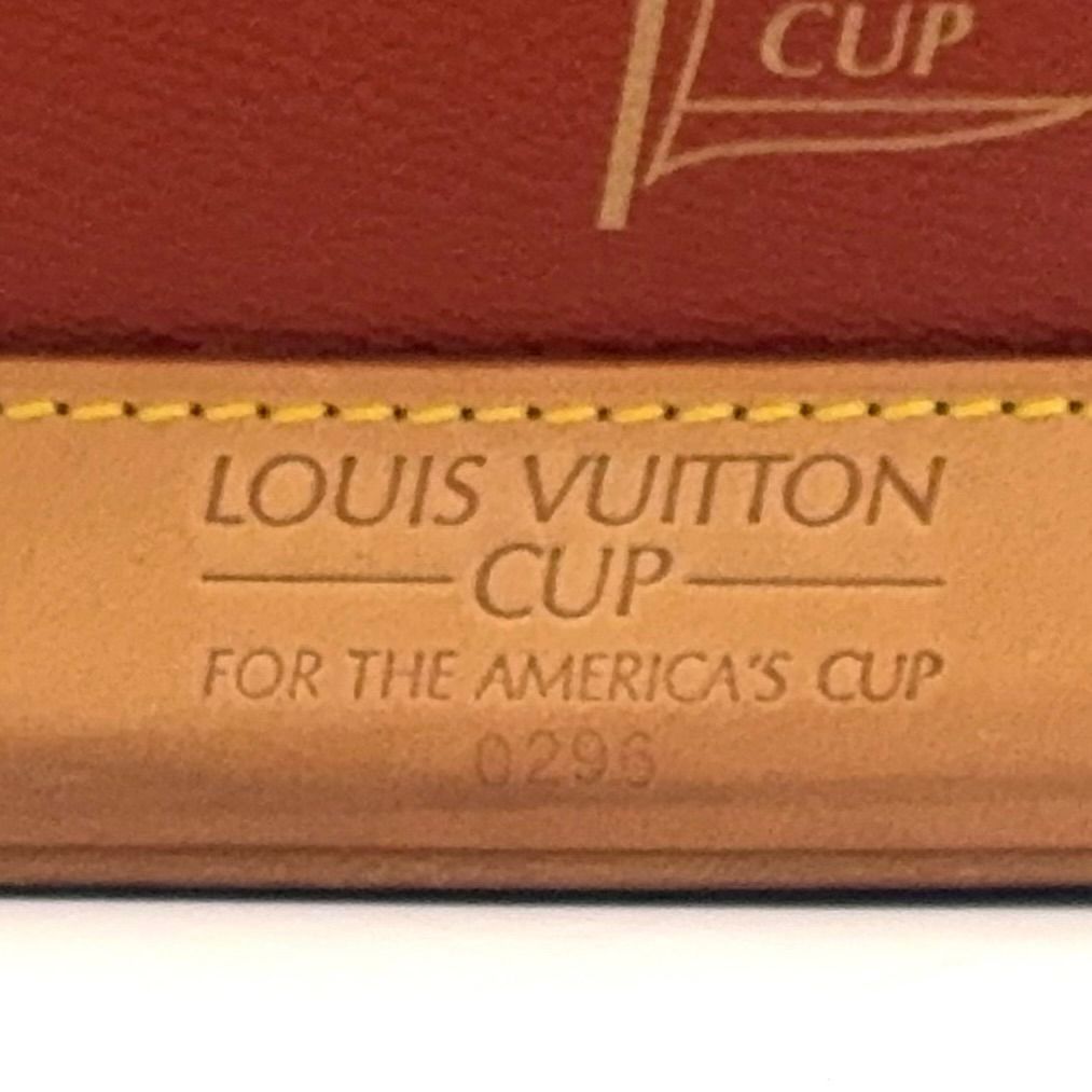 Louis Vuitton Leather Orange Brown Shoulder Bag Gold — view 5