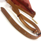 Louis Vuitton Leather Orange Brown Shoulder Bag Gold — view 9
