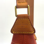 Louis Vuitton Leather Orange Brown Shoulder Bag Gold — view 4