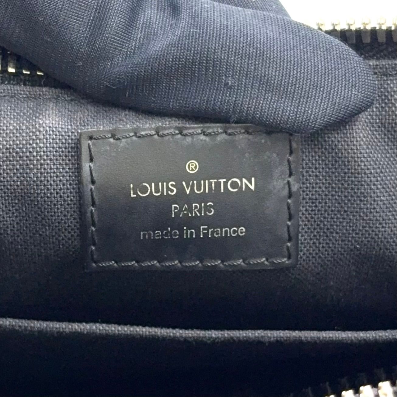 Louis Vuitton Mick PM Damier Graphite Leather Black Shoulder Bag Silver — view 4