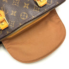 Louis Vuitton Speedy 30 Monogram Leather Brown Handbag Gold — view 8