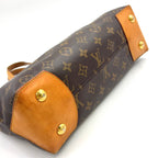 Louis Vuitton Wilshire PM Monogram Leather Brown Handbag Gold — view 5