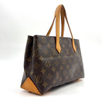 Louis Vuitton Wilshire PM Monogram Leather Brown Handbag Gold — view 2