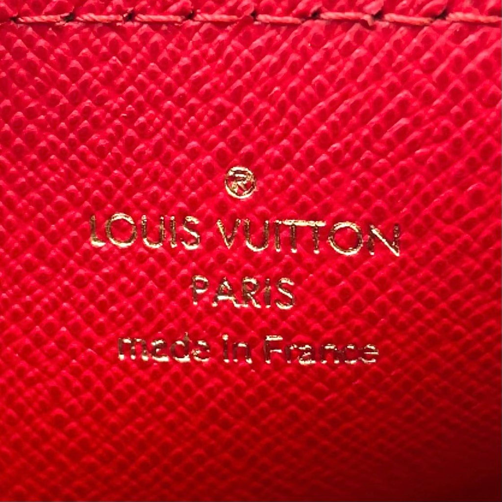 Louis Vuitton Damier Ebene Leather Brown Handbag Gold — view 4