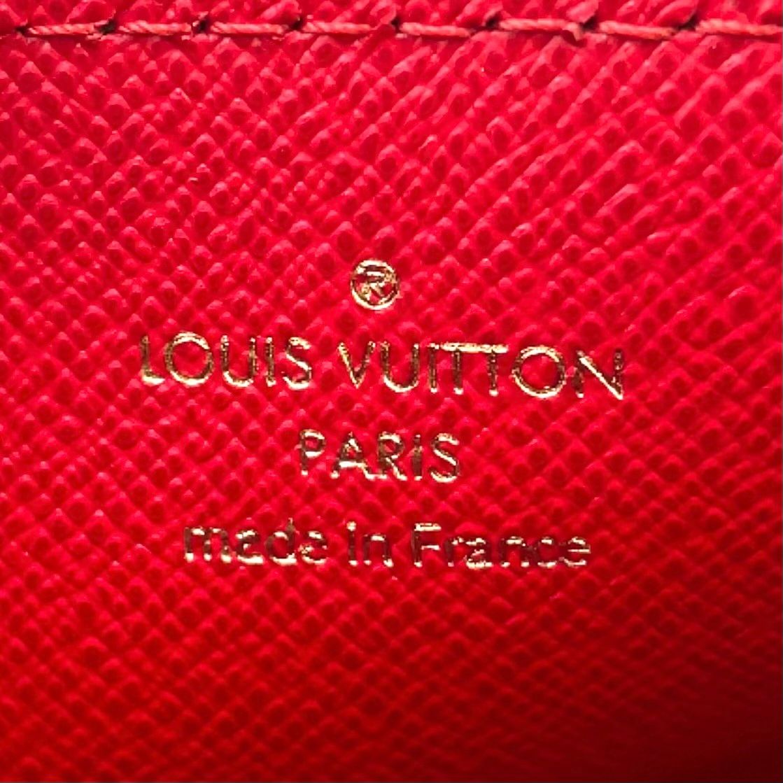 Louis Vuitton Damier Ebene Leather Brown Handbag Gold — view 4