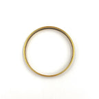 Hermes Enamel PM Metal Green Gold Bangle Bracelet — view 3