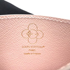 Louis Vuitton Card Holder Vivienne Monogram Correspondence Leather Pink Beige — view 4