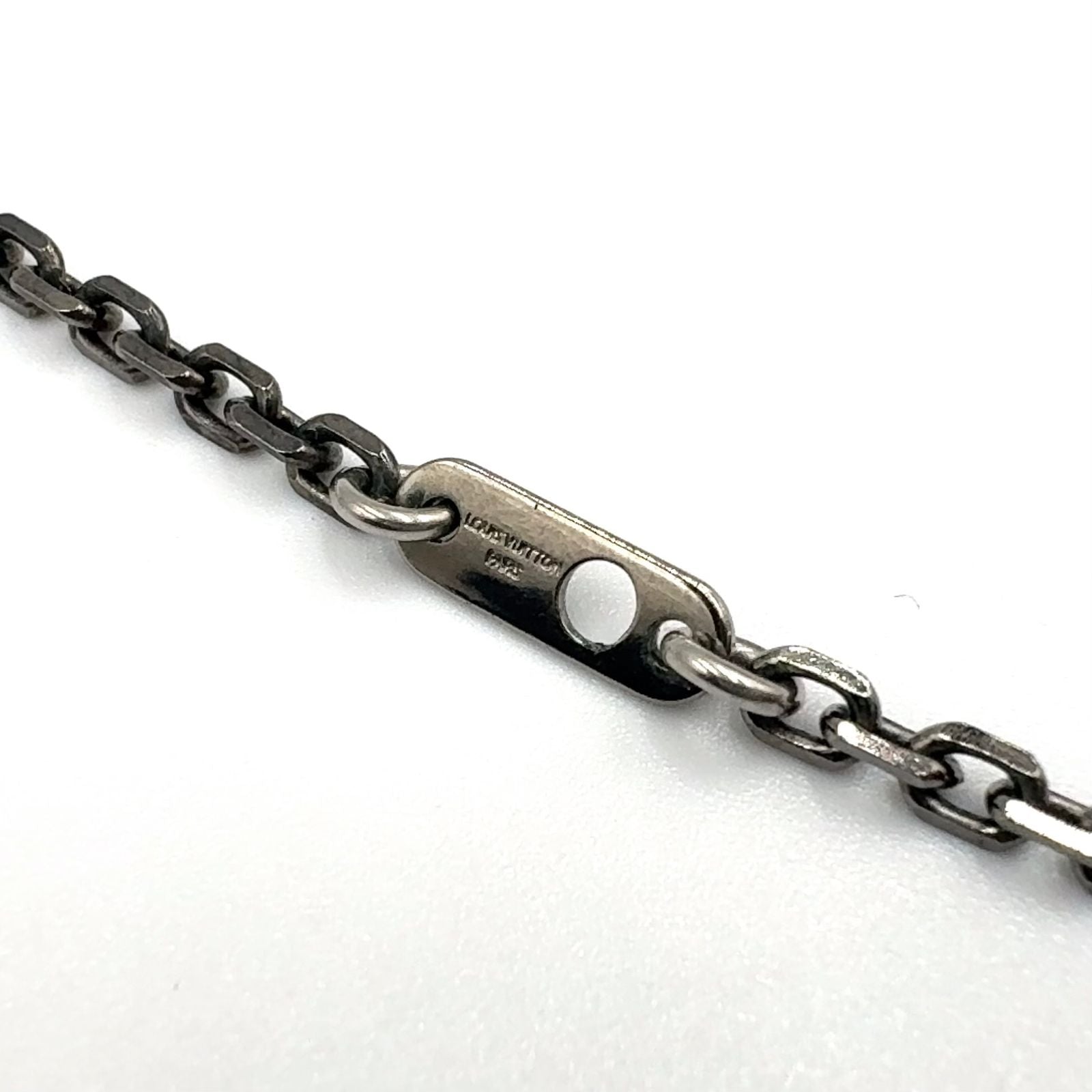 Louis Vuitton Padlock Metal Yellow Gold Black Necklace — view 4