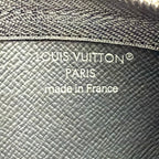 Louis Vuitton Pochette Cles Damier Graphite Leather Black Key Case Silver — view 4