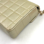 Chanel Chocolate Bar Stand Lambskin Chien Panning Gold Shoulder — view 8
